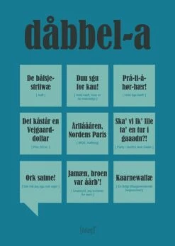 Plakat - Dåbbel-A
