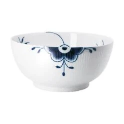 Royal Copenhagen Blå Mega Riflet Skål