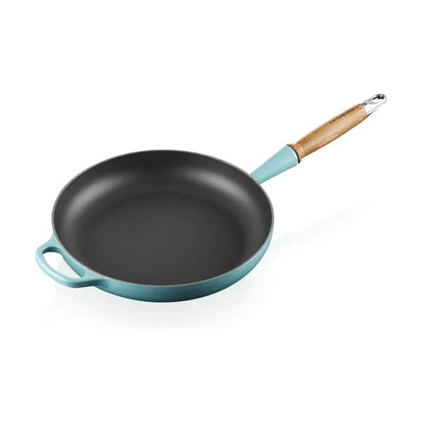 Le Creuset Stegepande M. Træhåndtag 4 Le Creuset Stegepande M. Træhåndtag - Billede 2