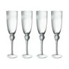 Etching Champagneglas - 4 Stk.