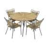Marguerit Havemøbelsæt - 1 Bord Og 4 Stole -Køkkengrej Discountbutik 3990 95755570 4ca0 4c72 86d3 11e9a0eda2de