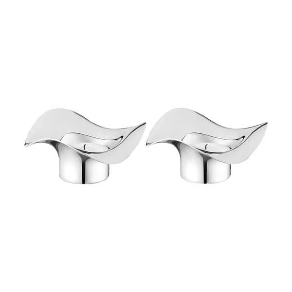 Georg Jensen Cobra Fyrfadsstage - 2 Stk. 3 Georg Jensen Cobra Fyrfadsstage - 2 Stk.
