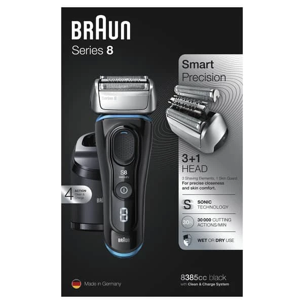 Braun Series 8 Barbermaskine M. Rensestation 8385cc 4 Braun Series 8 Barbermaskine M. Rensestation 8385cc - Billede 2
