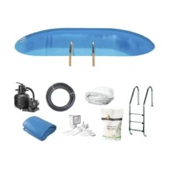 Swim & Fun Inground Poolpakke - 8 Dele